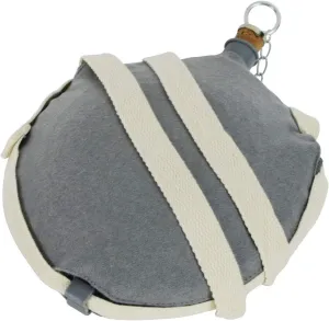 CS Civil War Reenactor CSA Army Soldier Large Grey Canteen Confederate Gray Wool