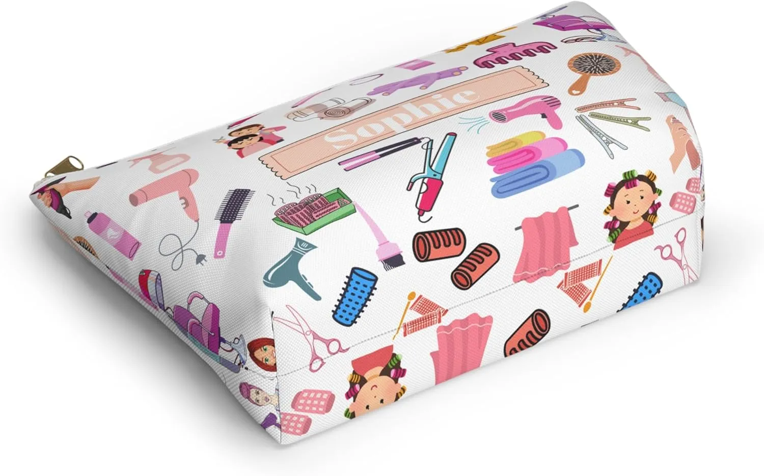 Custom Hair Stylish Pouch and Utility Bag for Hair Dressers an Accessory Pouch