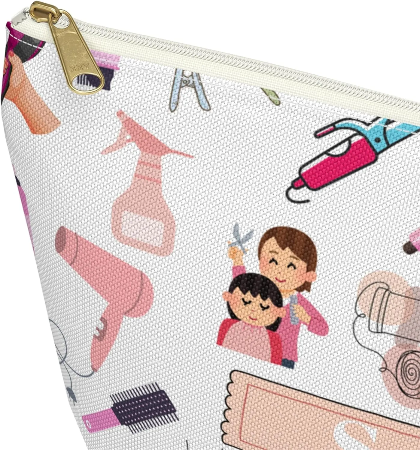 Custom Hair Stylish Pouch and Utility Bag for Hair Dressers an Accessory Pouch