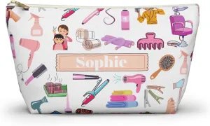 Custom Hair Stylish Pouch and Utility Bag for Hair Dressers an Accessory Pouch