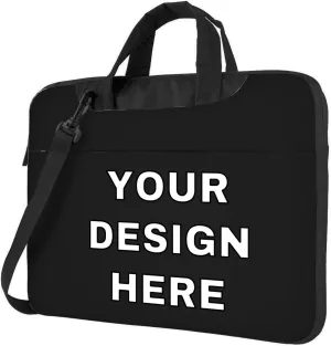 Custom Laptop Bag Messenger & Shoulder Bags Add Photo Text Computer Carrying Case with Strap