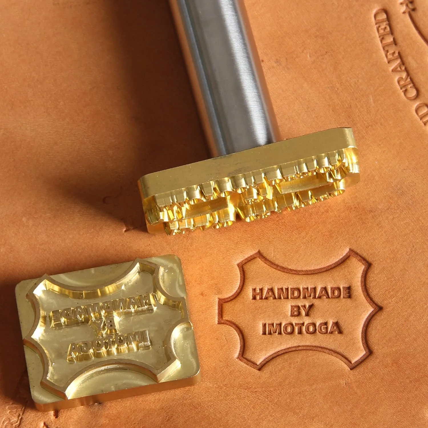 Custom Leather Stamp,Personalized Stamps for Leathercraft, Leather Branding Hand Stick,Embossing kit(1 inch)