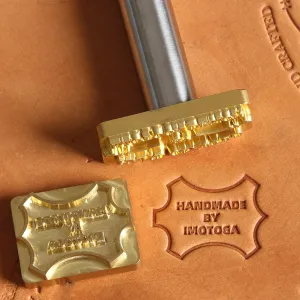 Custom Leather Stamp,Personalized Stamps for Leathercraft, Leather Branding Hand Stick,Embossing kit(1 inch)