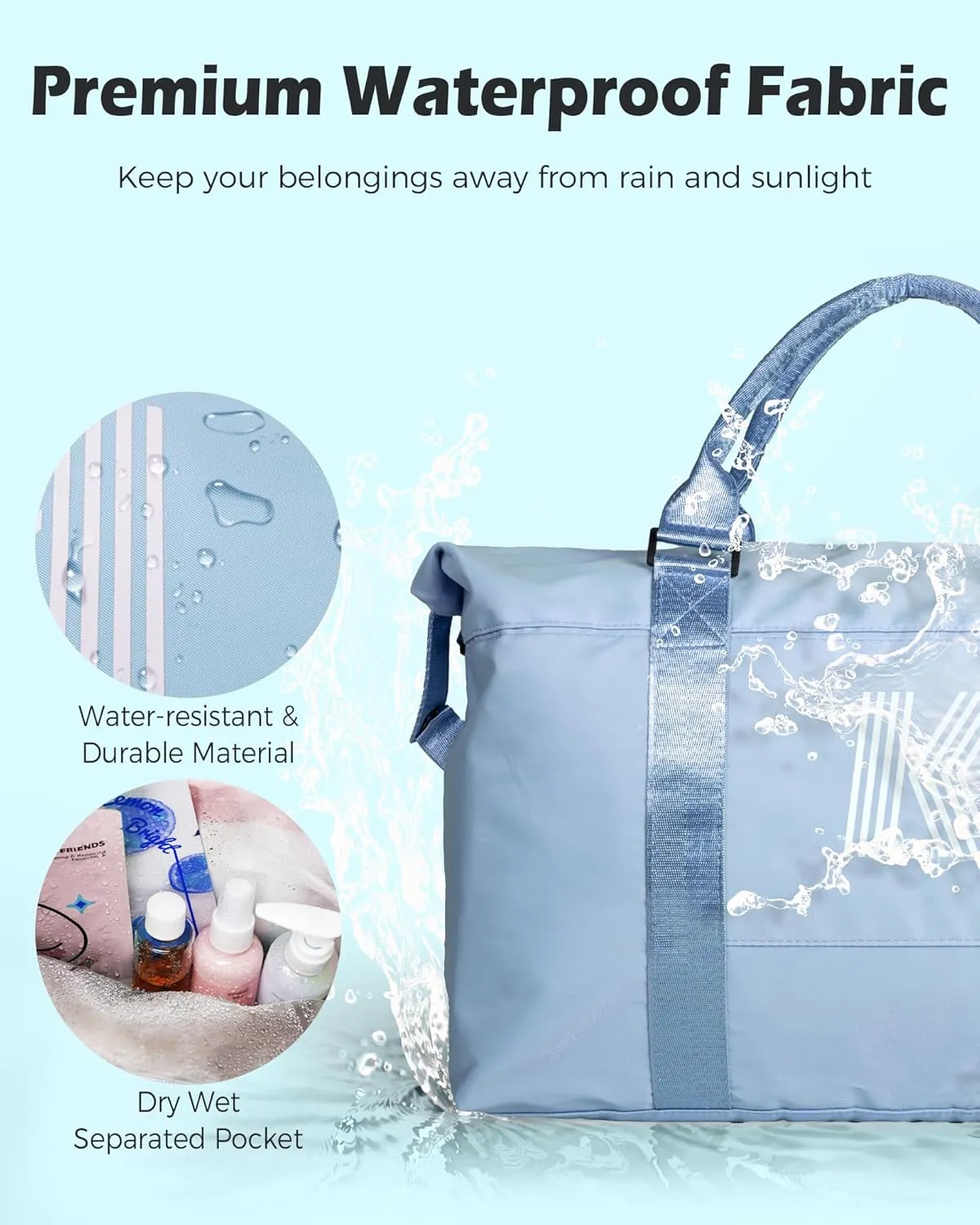 Cute Bags for Girls, Initial Travel Duffel Bag, Gym Bag, Duffel Bag,Personalized Weekender Bag，Overnight Bag Birthday Gifts for Teen Girls Preppy Stuff For Kids Girl (Letter S)