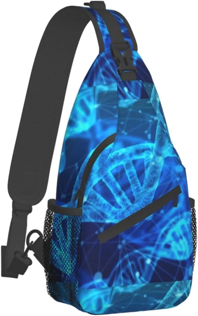 Cute Nurse Print Crossbody Sling Backpack For Women Men,Sling Bag Travel Hiking Chest Bag Daypack