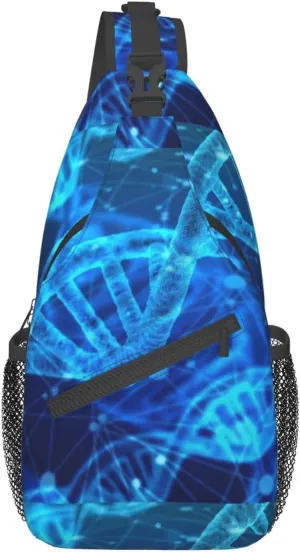 Cute Nurse Print Crossbody Sling Backpack For Women Men,Sling Bag Travel Hiking Chest Bag Daypack