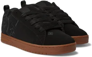 DC Shoes Court Graffik Mens Skate Trainers in Black Gum - 9.5 US