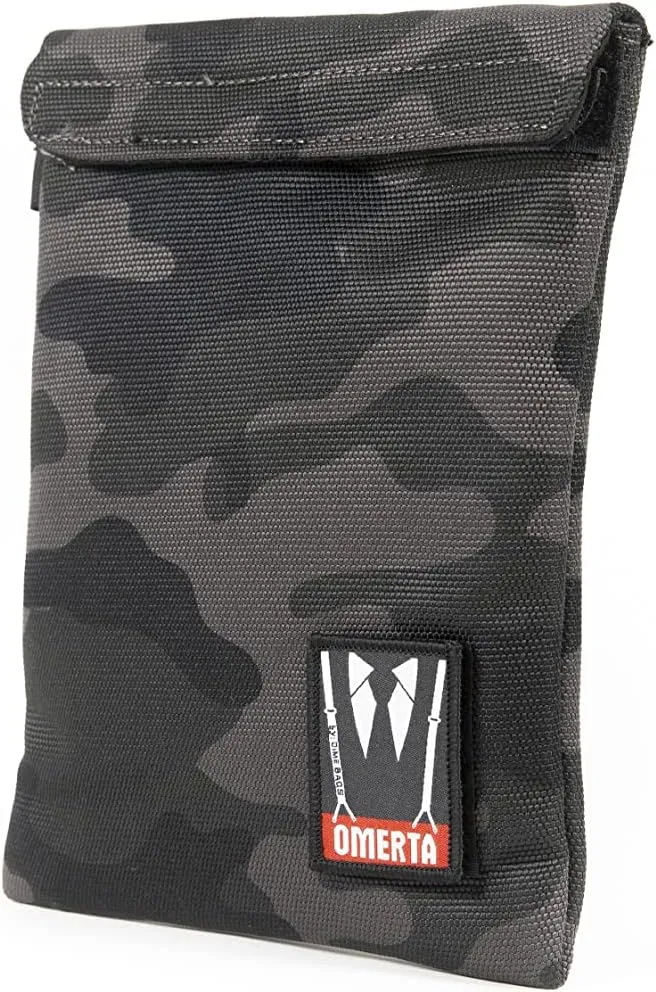 DIME BAGS Capo Carbon Filter Pouch Dual Seal | Carbon-Lined Pouch (7 Inch, Camo)