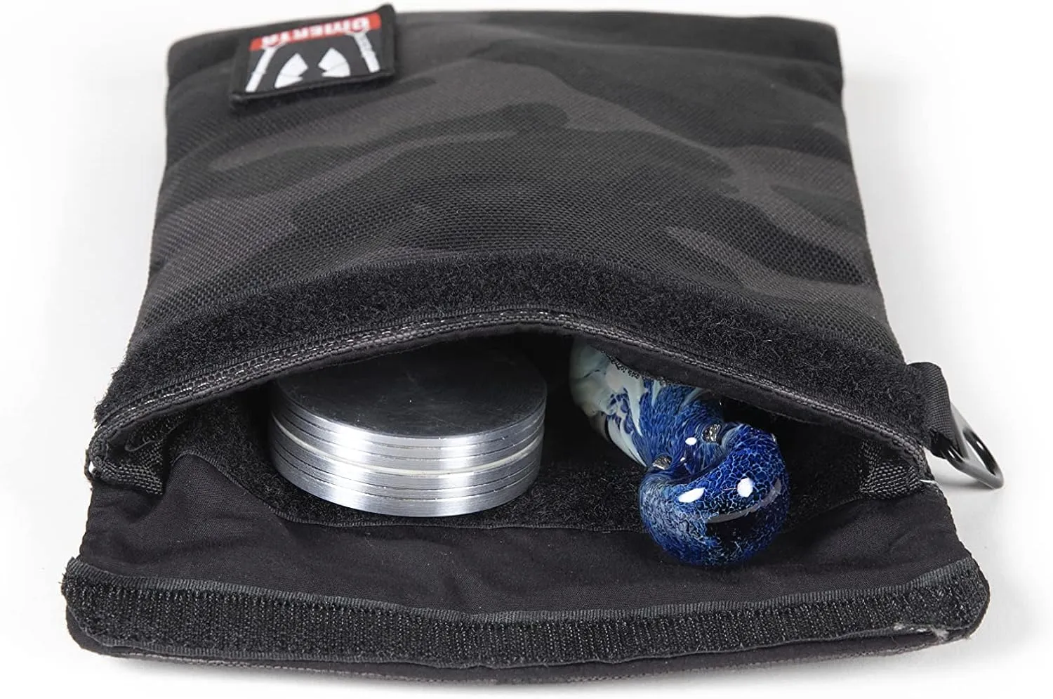 DIME BAGS Capo Carbon Filter Pouch Dual Seal | Carbon-Lined Pouch (7 Inch, Camo)