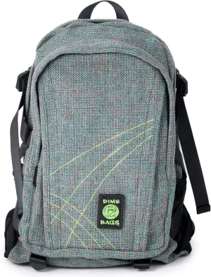 DIME BAGS - Classic Backpack - Backpack for All Genders - Includes & Airtight (Hemp Material, Aqua)