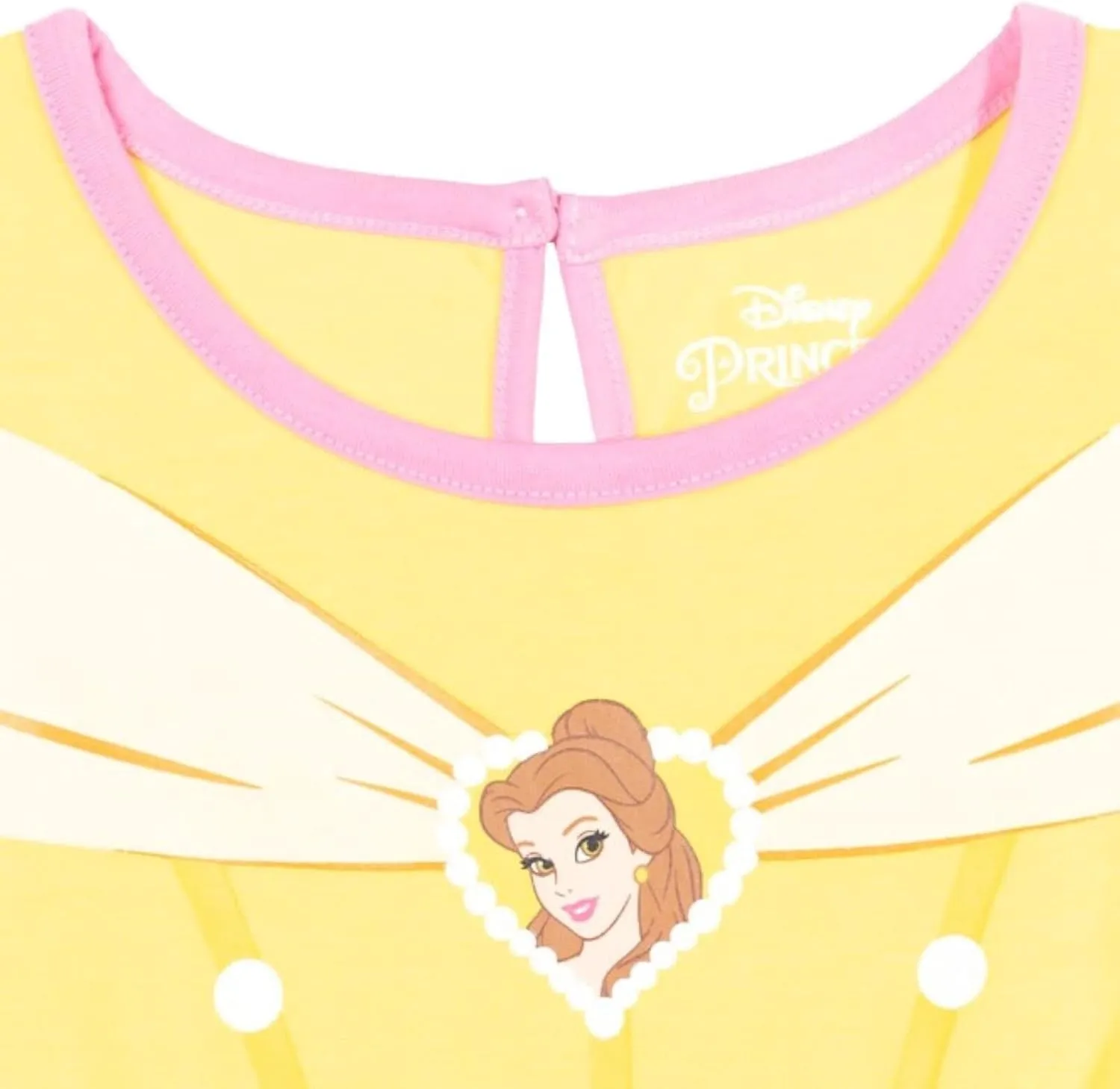 Disney Princess Girls Romper With Skirt Overlay Toddler to Big Kid