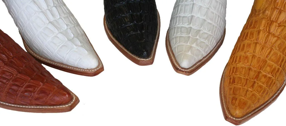 Dona Michi Cowboy Boot's Leather Crocodile Back Cut Cowboy Handmade Luxury Boots