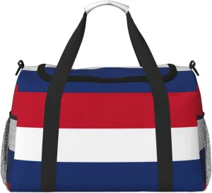Dutch flag print Carry on Bag Underseat forTraveling Personal Item Bag Travel Duffel Bag Gym Bag for Women Men