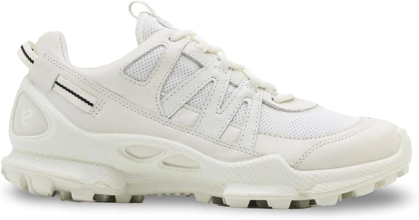ECCO Womens Biom C-Trail 803253 Leather Textile White Bright White Shadow White Trainers 7-7.5 US