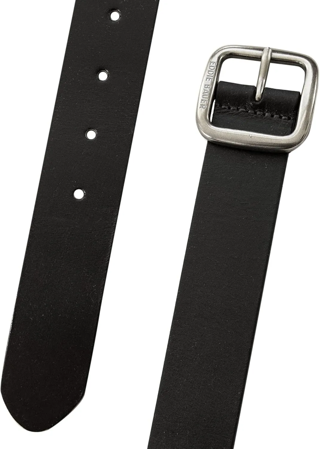 Eddie Bauer Women's Casual Leather Belts with Durable Metal Buckle