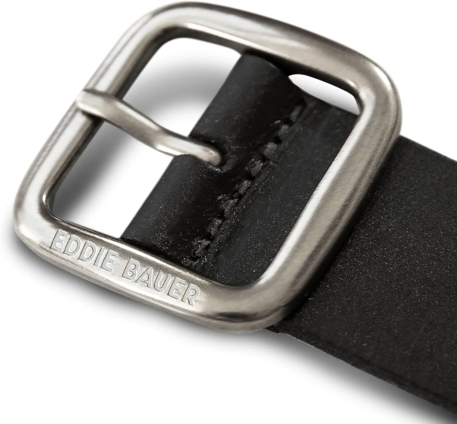 Eddie Bauer Women's Casual Leather Belts with Durable Metal Buckle