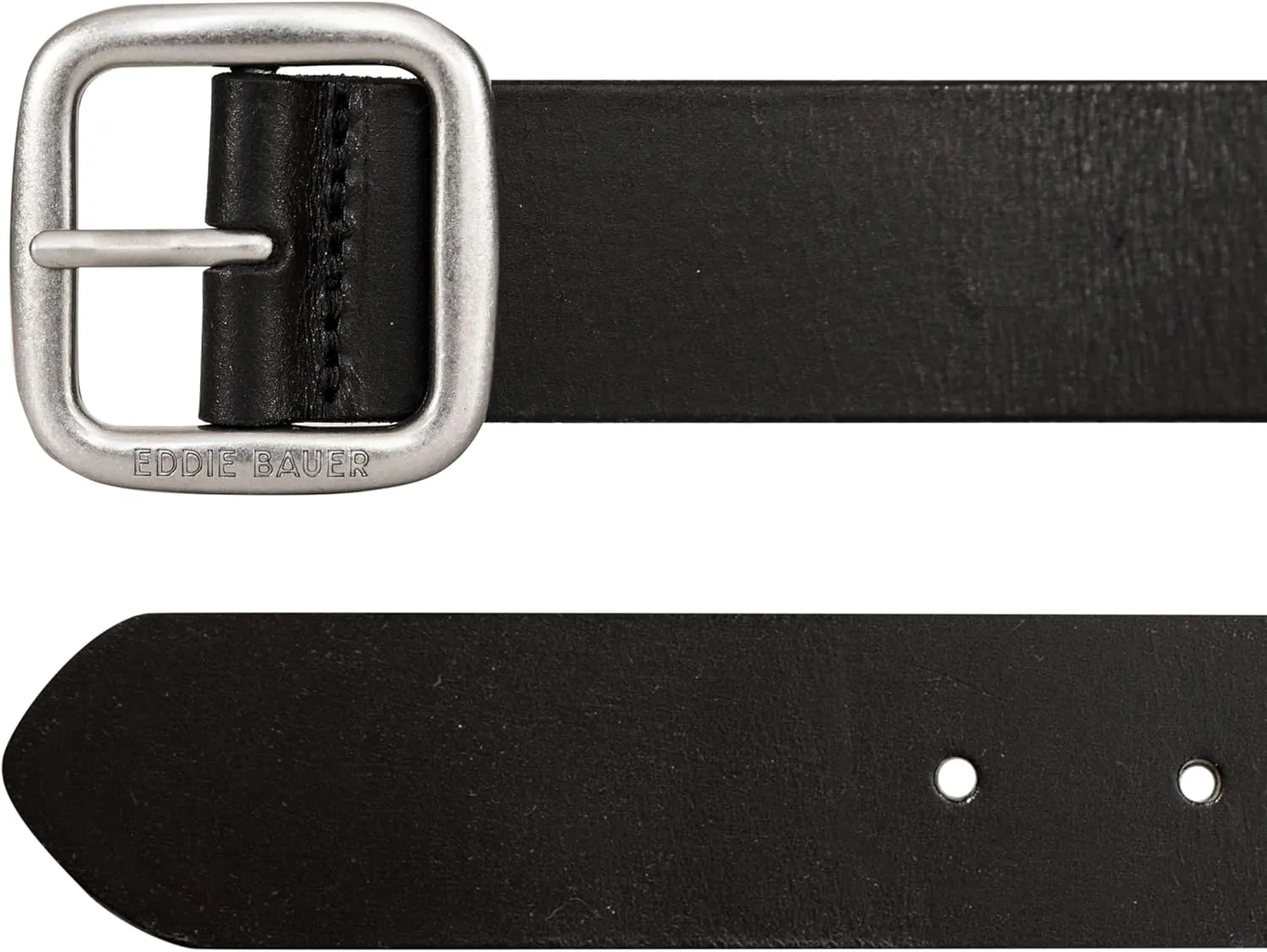 Eddie Bauer Women's Casual Leather Belts with Durable Metal Buckle