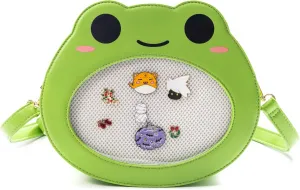 Elallin Cartoon Frog Cute Bag Crossbody Purse Backpack for Women