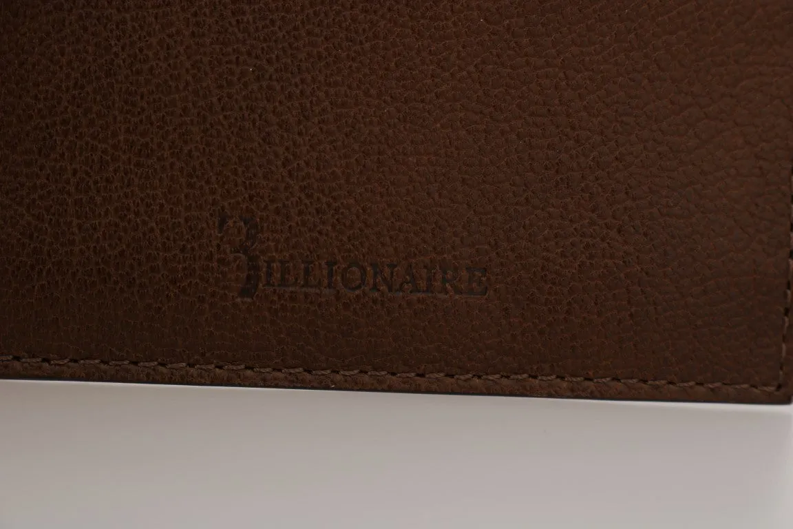 Elegant Leather Men's Wallet in Brown