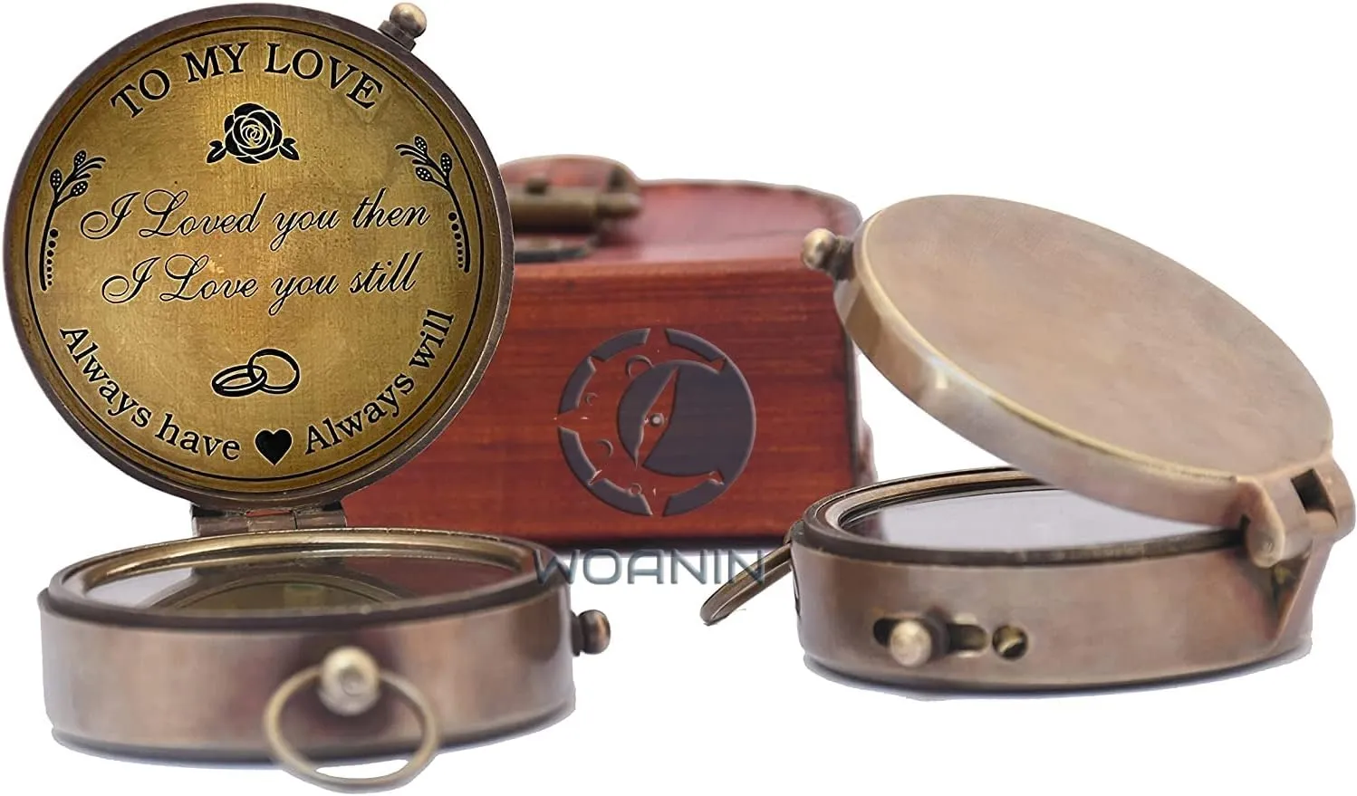 Engraved Compass, Gift for Husband, Gift for Him, Long Distance Boyfriend Gift, Fiance Gift, Long Distance Relationship Gift for Army Boyfriend Gift.