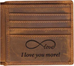 Engraved Personalized Wallet For Men - Gift For Boyfriend, Husband