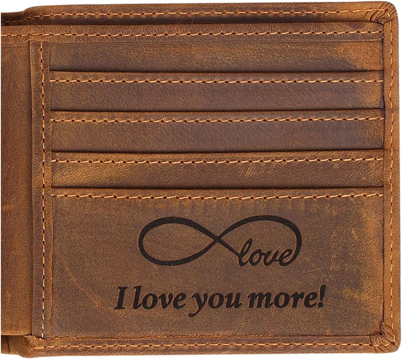 Engraved Personalized Wallet For Men - Gift For Boyfriend, Husband