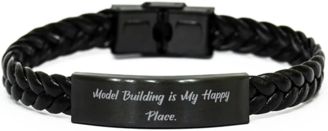 Epic Model Building Gifts, Model Building is My, Inappropriate Birthday Braided Leather Bracelet Gifts For Friends From Friends, Building toys, Construction toys, Model kits, Toy cars, Toy trains