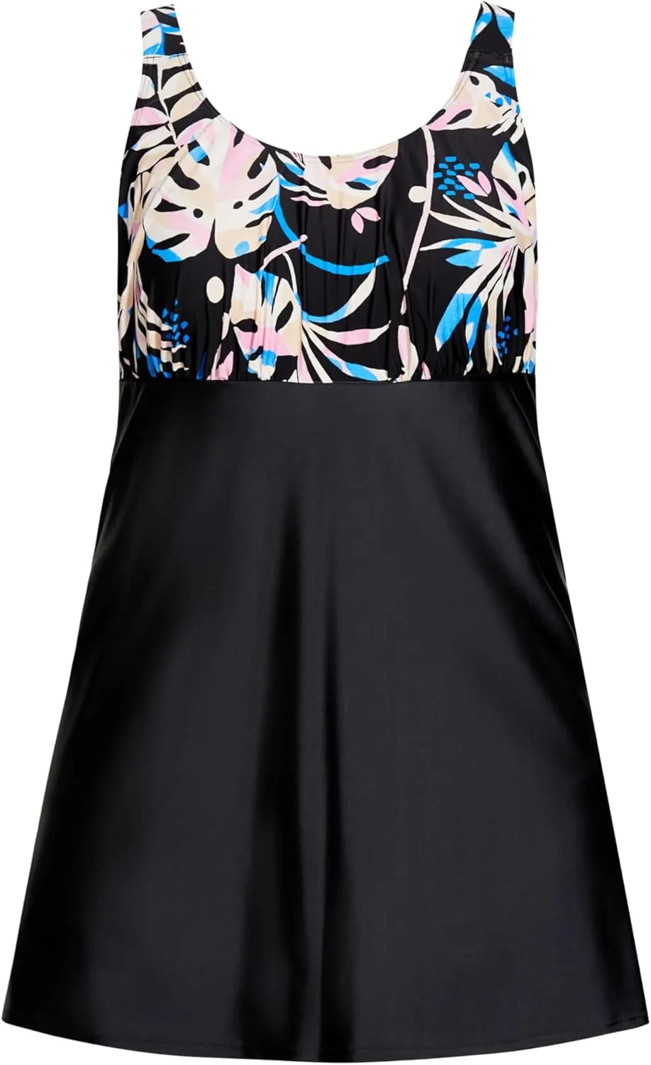 EVANS Women's Empire Print Swim Dress