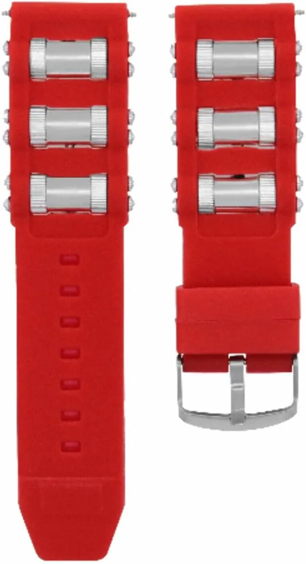 Ewatchparts 20-22mm Canvas Leather Watch Band Strap With Buckle Compatible With IWC Pilot Top Gun Portuguese