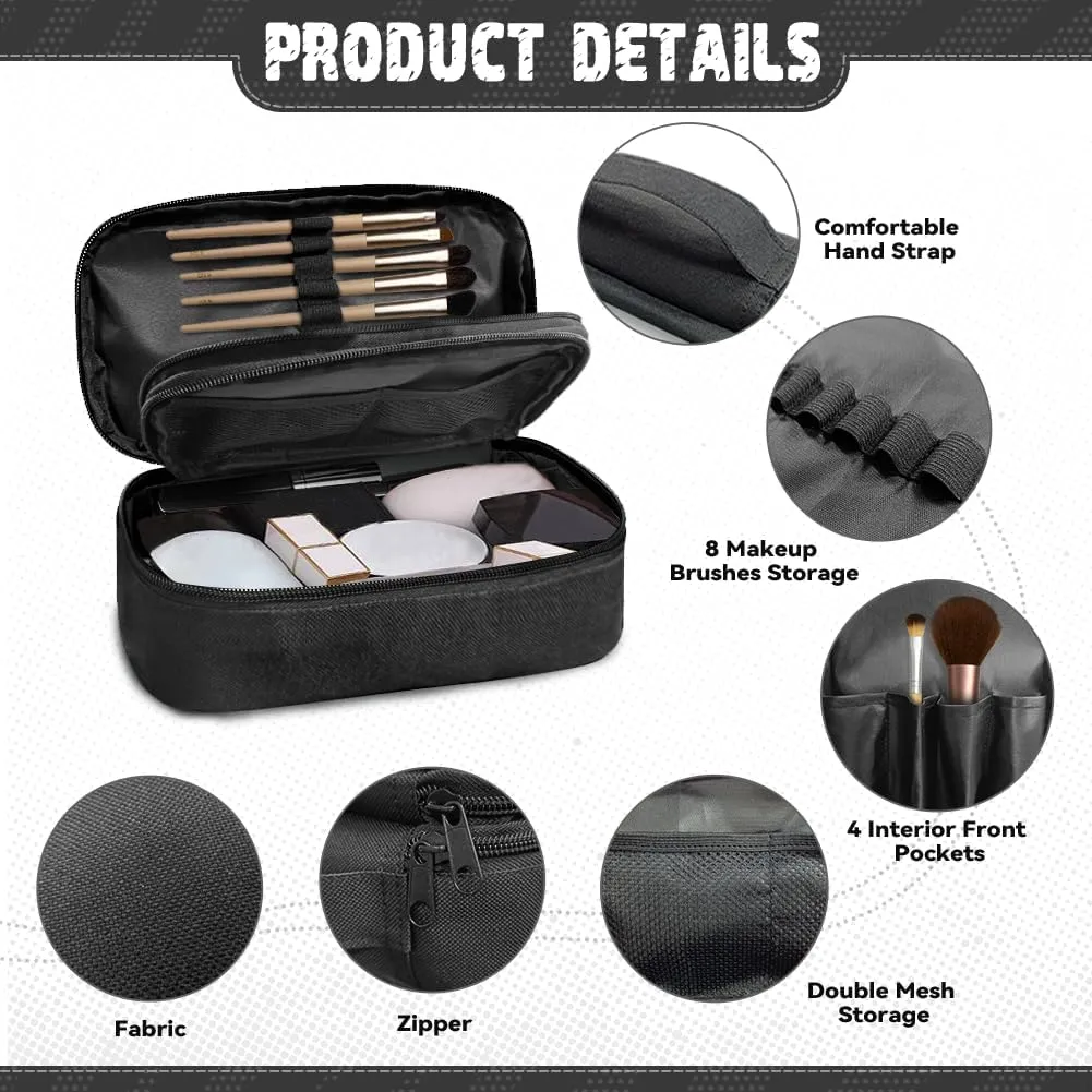 Fashion Makeup Bag for Women Floral Peacock Travel Make Up Organizer Bag Large Capacity Storage Bag,Birthday Gift