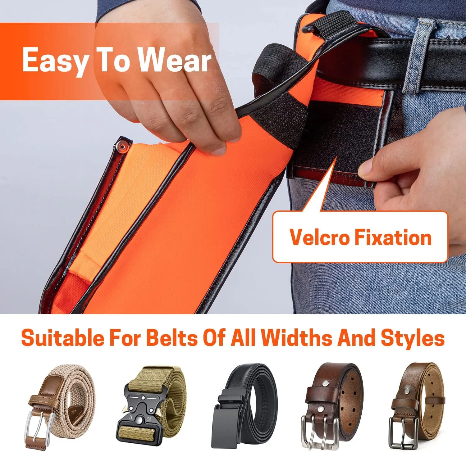 Felling Wedge Pouch, Adjustable Various Belts Logging Pouch ，Tree Felling Bucking Wedge Belt Pouch Bag for Tree Cutting