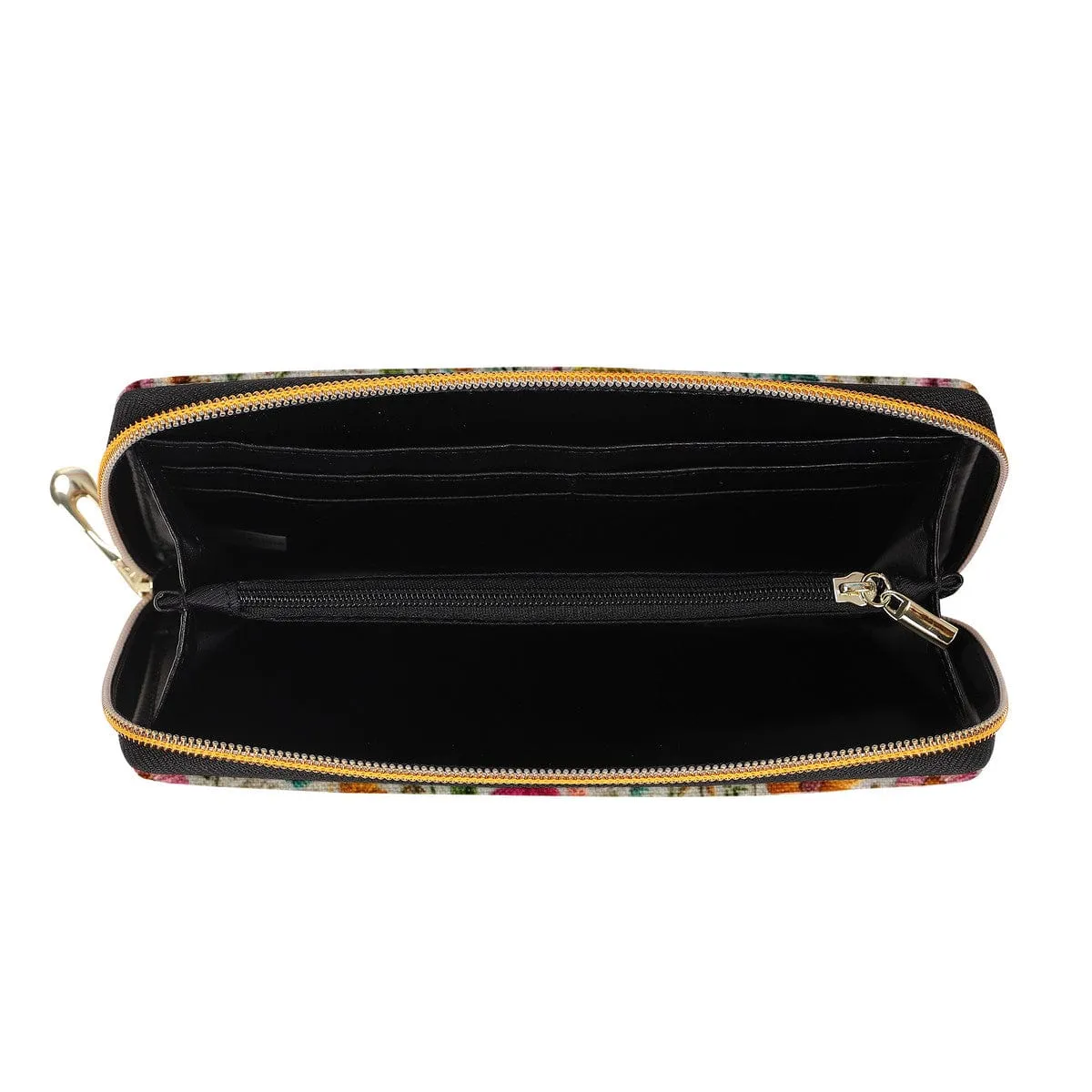 Field of Flowers Zip-Around Wallet