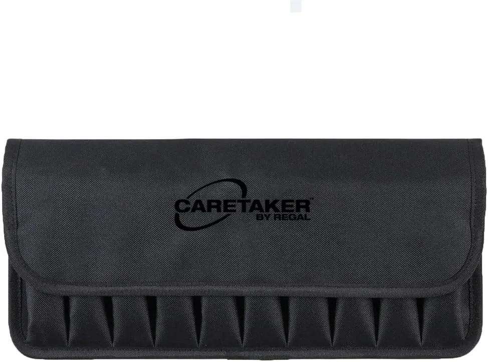 (Firearm Safety Devices) – FSDC Caretaker 10 Magazine Storage Double-Stack Pouch – Water-Resistant and Durable – Black – ‎14.4 x 12.3 x 1.8 inches