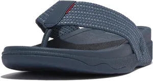 FitFlop Men's Surfer Weave-Stripe Toe-Post Sandals