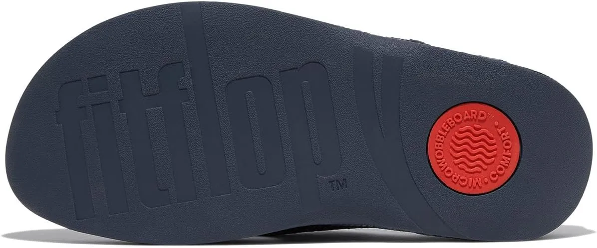 FitFlop Men's Surfer Weave-Stripe Toe-Post Sandals