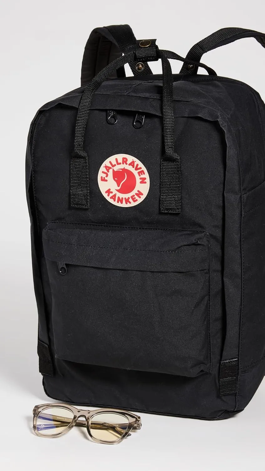 Fjallraven Women's Kanken Laptop Backpack 17", Black, One Size