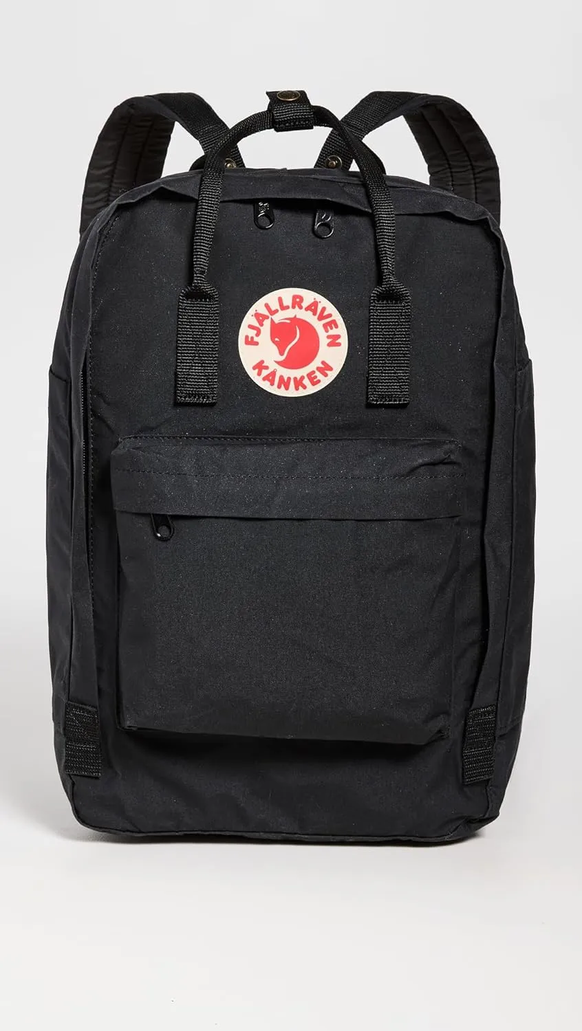 Fjallraven Women's Kanken Laptop Backpack 17", Black, One Size