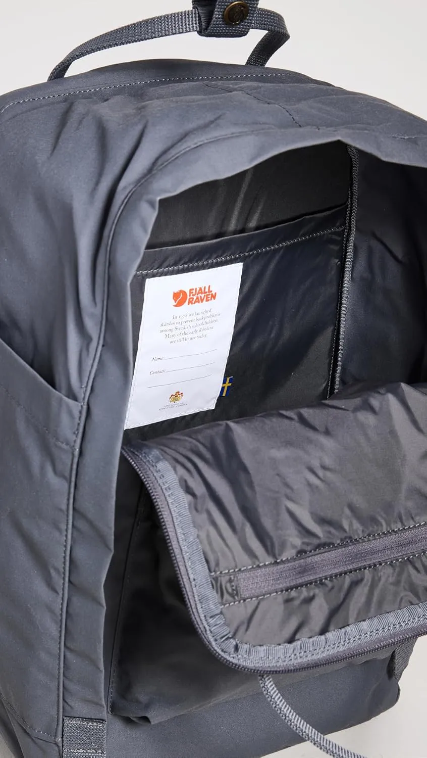 Fjallraven Women's Kanken Laptop Backpack 17", Super Grey, One Size