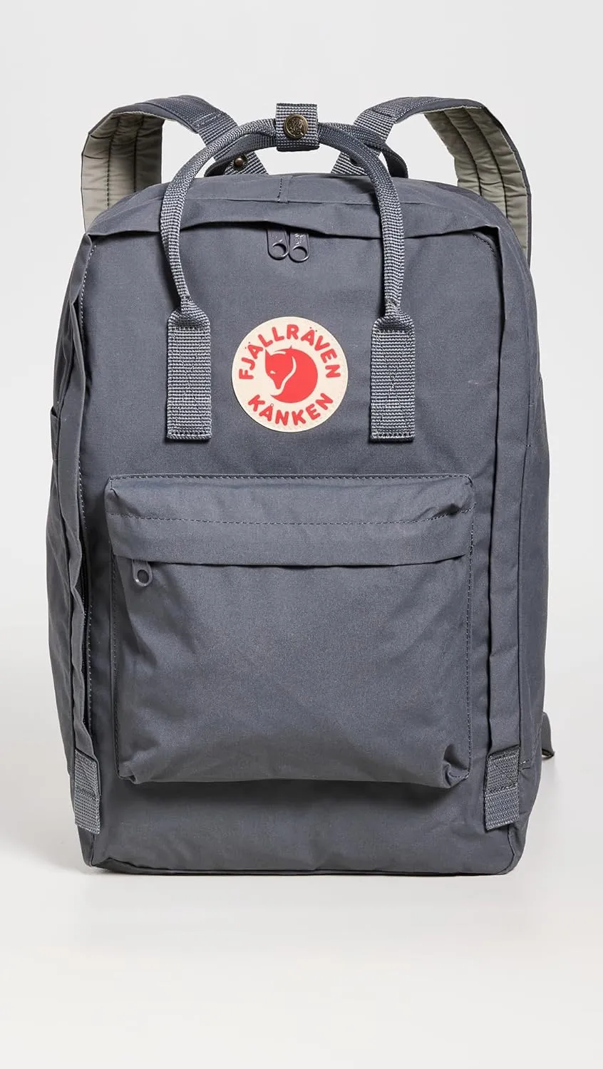 Fjallraven Women's Kanken Laptop Backpack 17", Super Grey, One Size