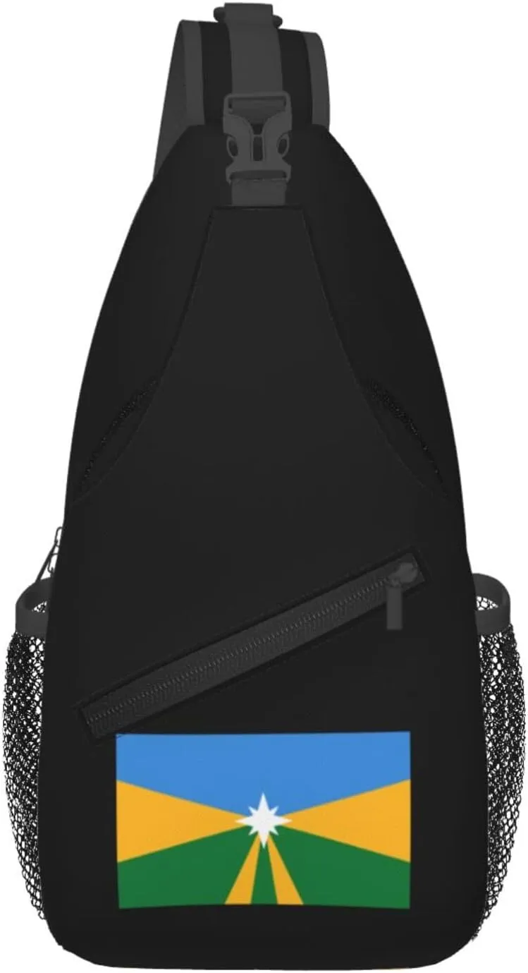 Flag Of Midway, Kentucky Crossbody Bags For Women Men Chest Backpack Gym Shoulder Bag Travel Outdoor Sports Casual Crossbody Bags