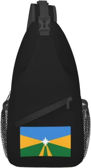 Flag Of Midway, Kentucky Crossbody Bags For Women Men Chest Backpack Gym Shoulder Bag Travel Outdoor Sports Casual Crossbody Bags