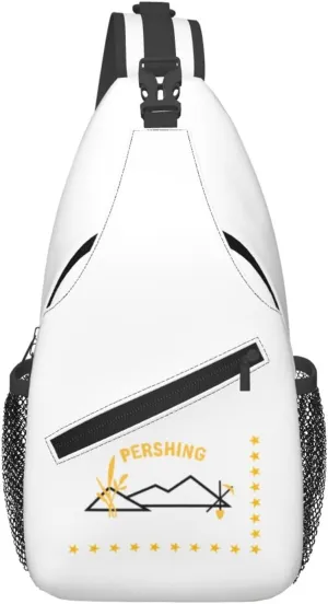 Flag Of Pershing County, Nevada Crossbody Bags For Women Men Chest Backpack Gym Shoulder Bag Travel Outdoor Sports Casual Crossbody Bags