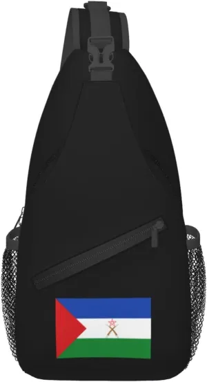 Flag of the Afar Region Crossbody Bags For Women Men Chest Backpack Gym Shoulder Bag Travel Outdoor Sports Casual Crossbody Bags