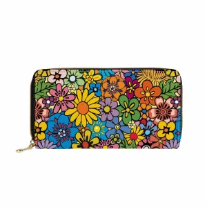 Floral Dream Zip-Around Wallet