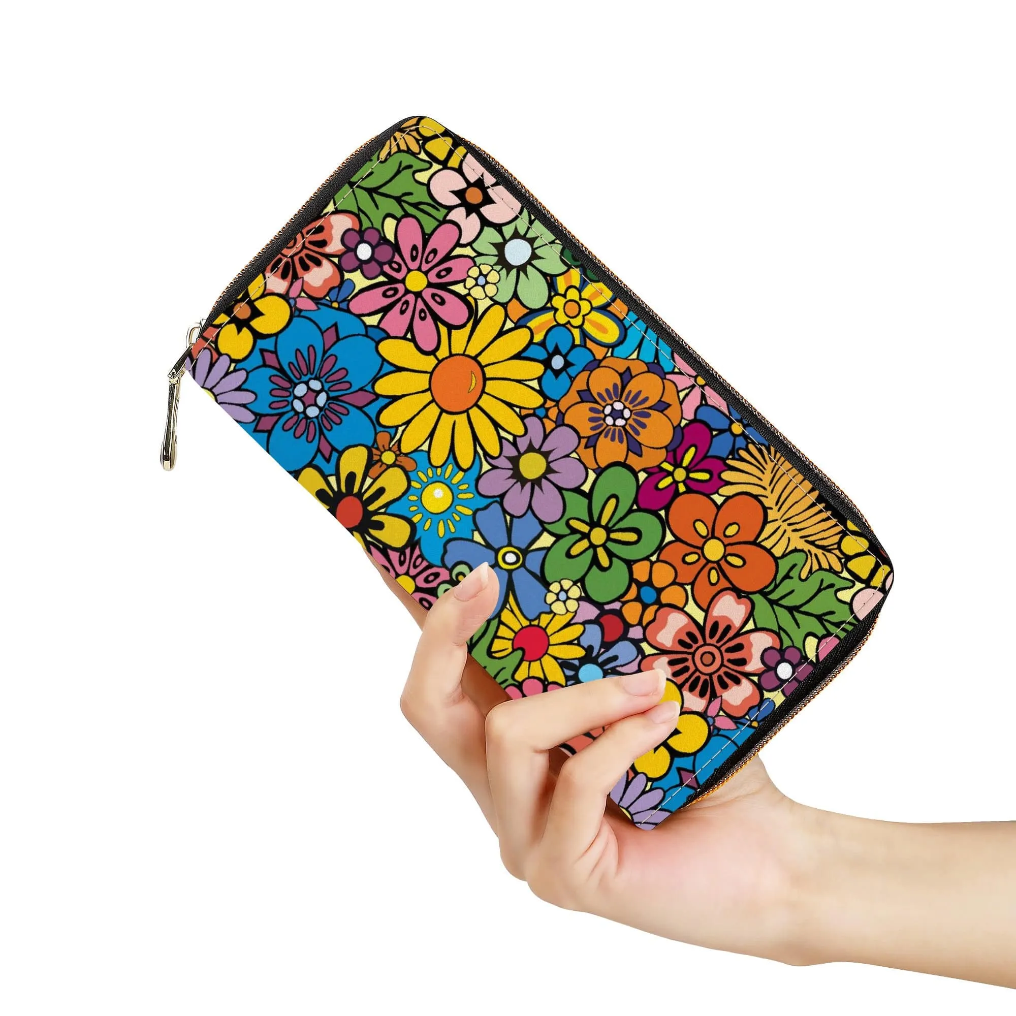Floral Dream Zip-Around Wallet