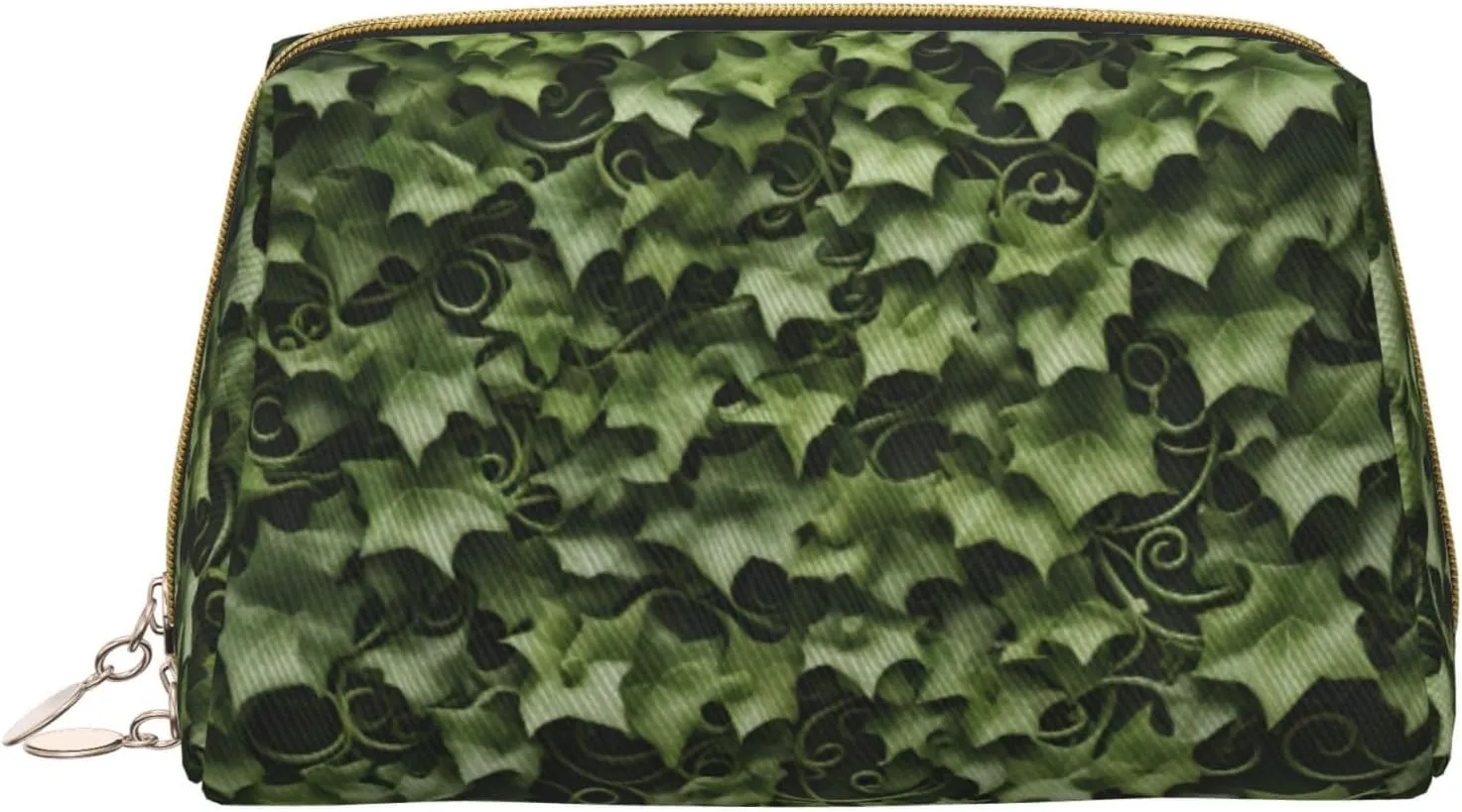 Floral Swirls Ivy Toiletry Travel Bag, Portable Cosmetic Organizer For Women, On-The-Go