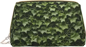 Floral Swirls Ivy Toiletry Travel Bag, Portable Cosmetic Organizer For Women, On-The-Go