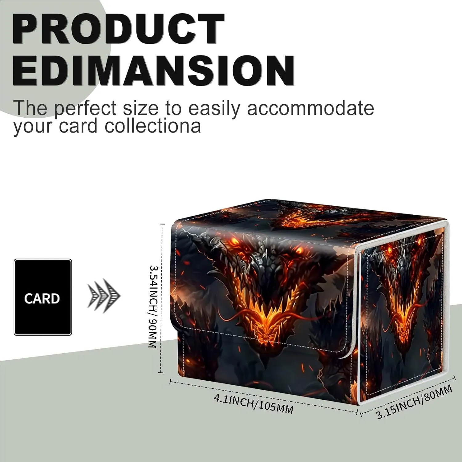 for Card Storage - High Capacity Anime Card Sleeves, Designed for Commander Decks