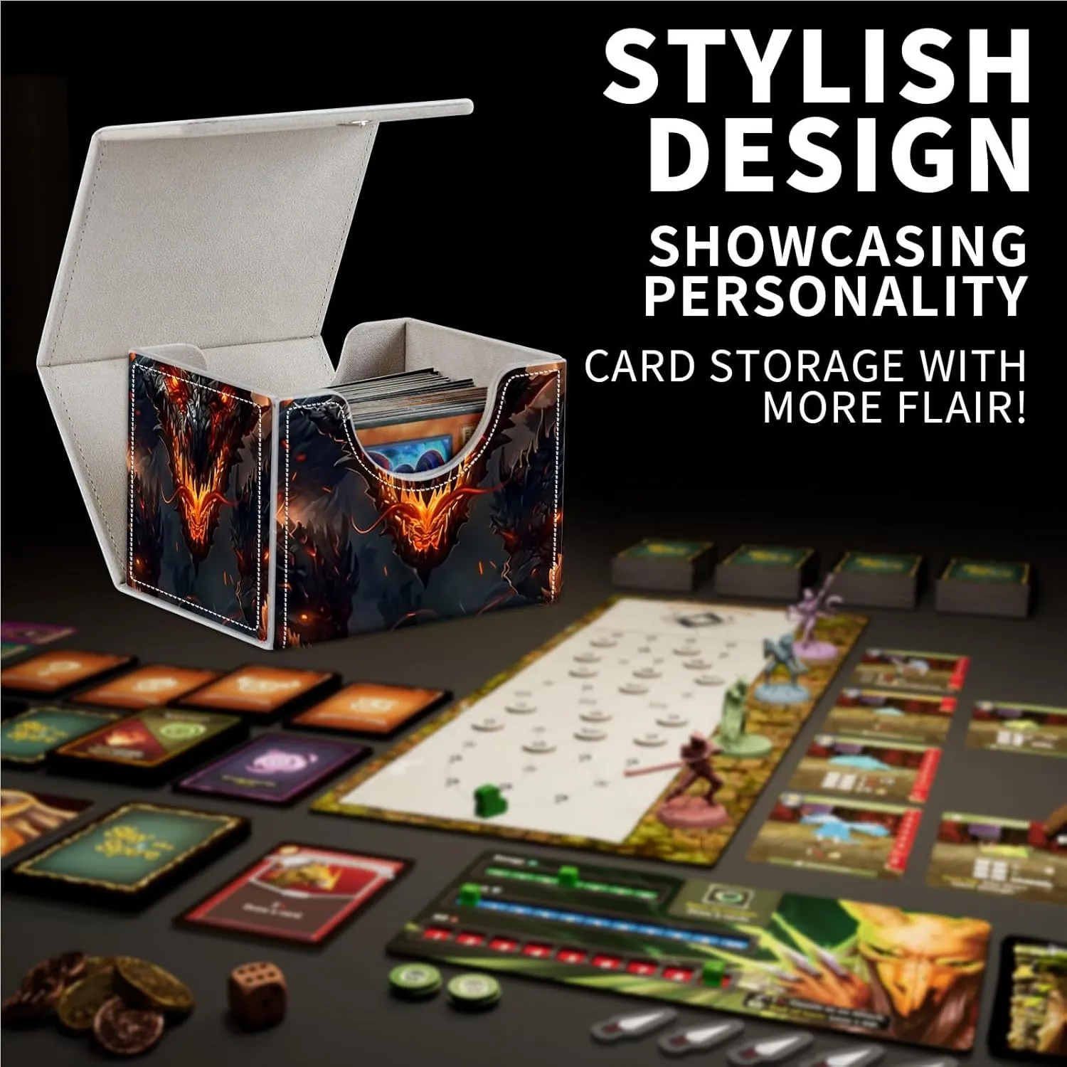 for Card Storage - High Capacity Anime Card Sleeves, Designed for Commander Decks