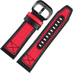 For seven on Friday Watch Strap Series P3C/04 09 Mechanical Watch Canvas Strap Leather 28mmWaterproof Wrist band Bracelet Belt
